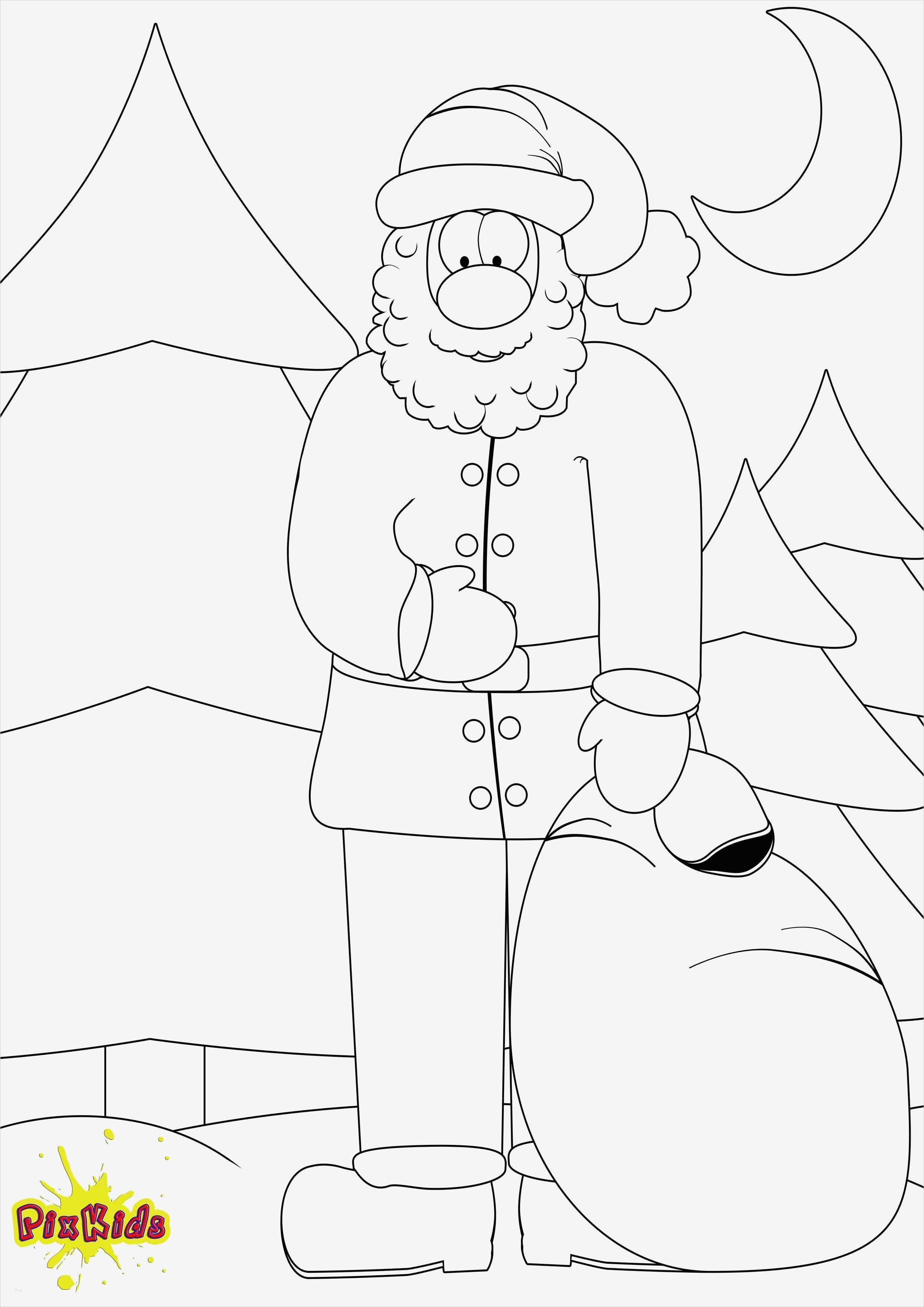 Weihnachtsmann Vorlage Zum Ausdrucken Hübsch Ausmalbild Weihnachtsmann Kostenlose Malvorlage