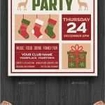 Weihnachtsmarkt Flyer Vorlage Angenehm Christmas Party Flyer