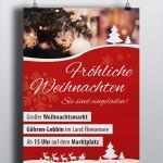 Weihnachtsmarkt Flyer Vorlage Schön Jüngst Realisiert Flyer Und Plakate Für Kunden