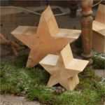 Weihnachtsschmuck Aus Holz Vorlagen Inspiration Deko Holz Stern Weihnachtsstern Advent Dekostern Holzstern