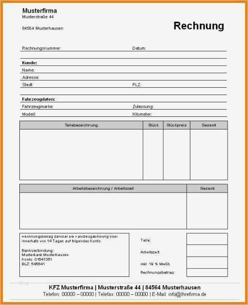 Weiterbelastung Rechnung Vorlage Elegant 6 Vordruck Rechnung