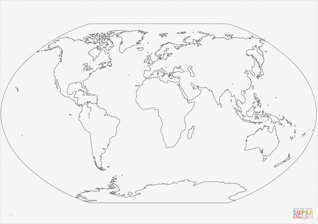 Weltkarte Vorlage Bewundernswert Ausmalbild Weltkarte Vorlage Ideen ...