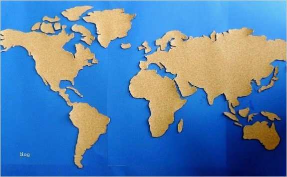 Weltkarte Vorlage Erstaunlich Wir Zeigen Euch Wie Man Eine Weltkarten Pinnwand Bastelt