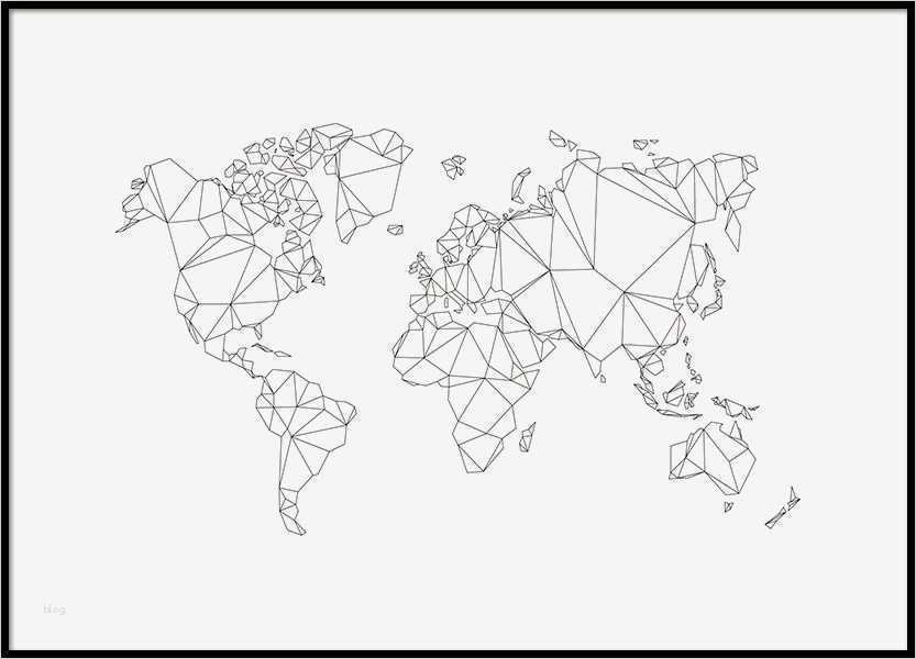Weltkarte Vorlage Schön Weltkarte In Der Grafik Stil Mit Polygonmönster Schwarz