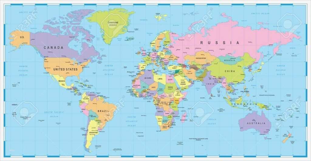 Weltkarte Vorlage Schön Weltkarte Zum Ausdrucken - Vorlage Ideen
