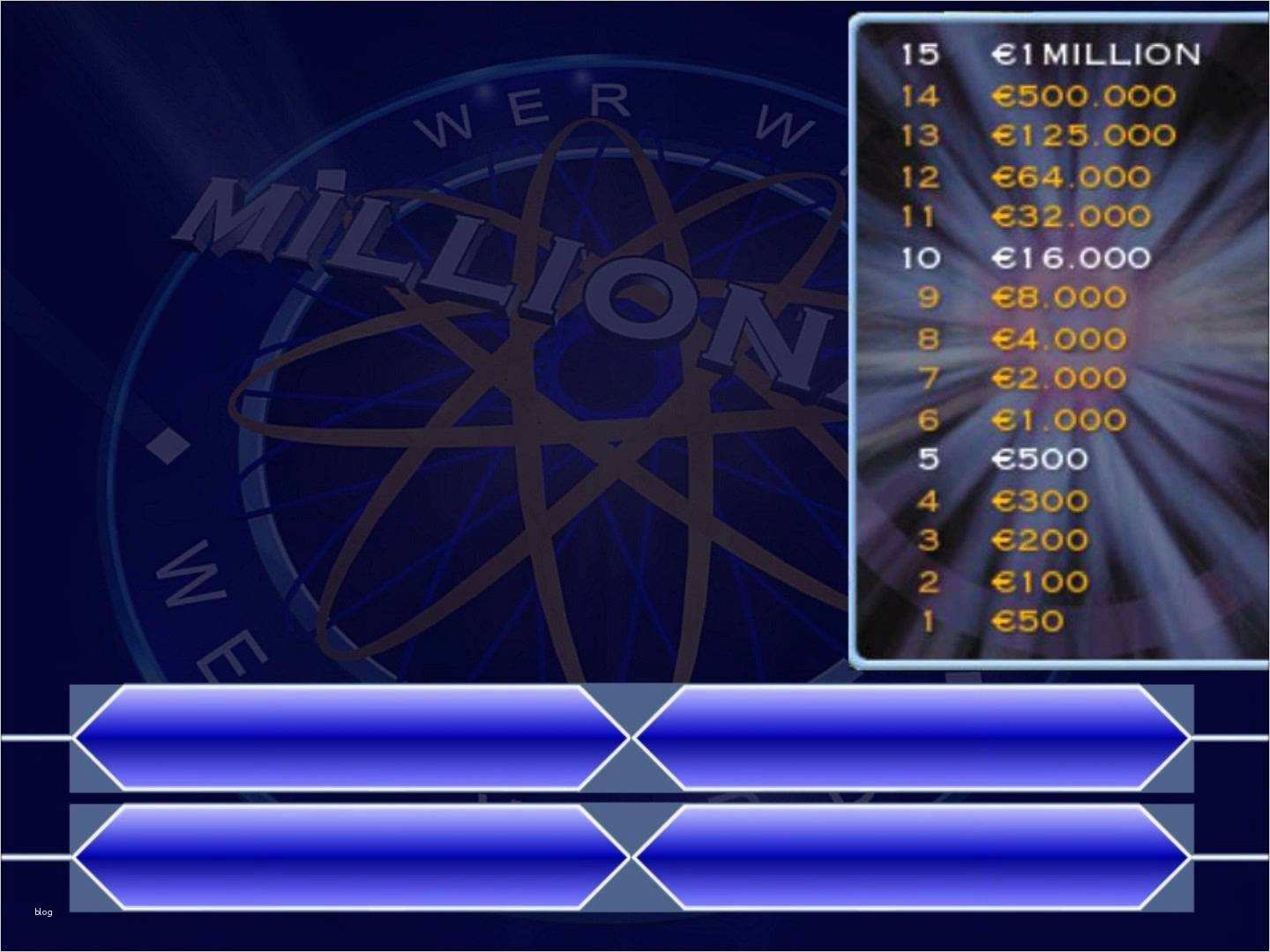 Wer Wird Millionär Vorlage Word Erstaunlich Wer Wird Millionär Start 1