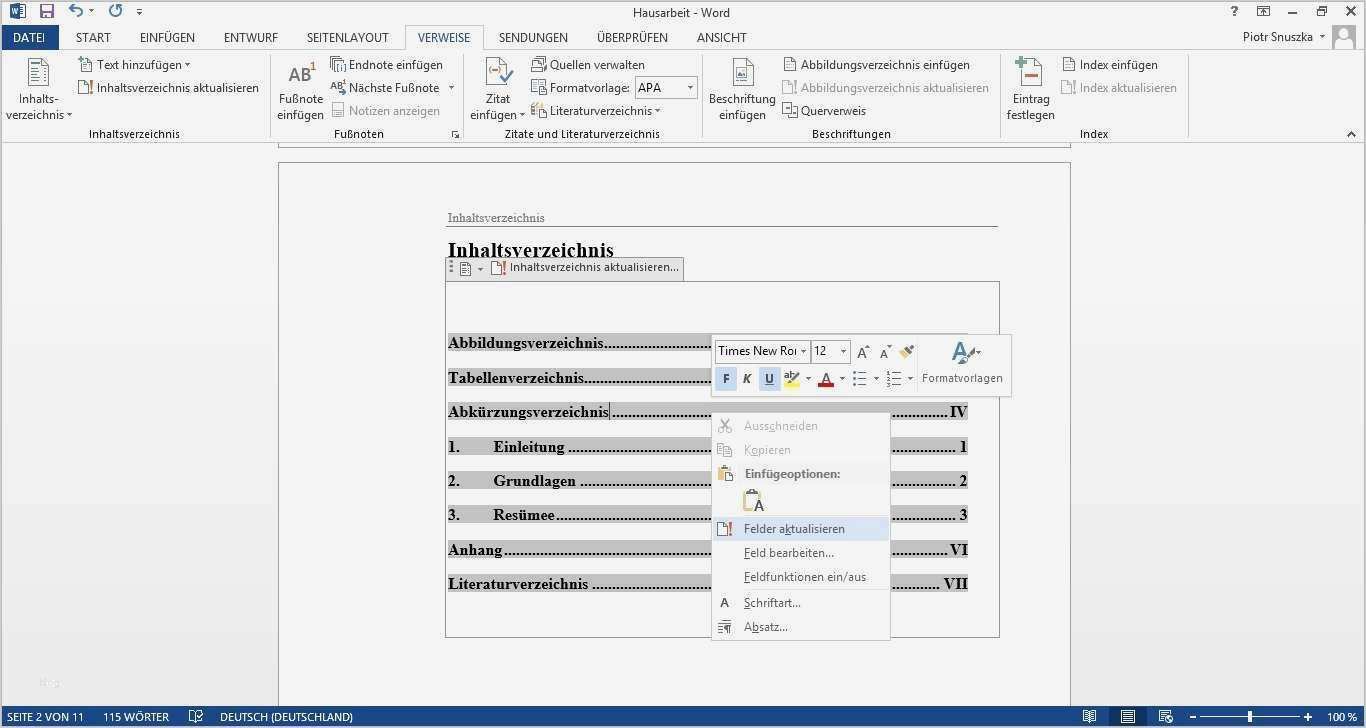 Werbeplan Erstellen Vorlage Best Of Erfreut Inhaltsverzeichnis Vorlage Bilder Vorlagen Ideen