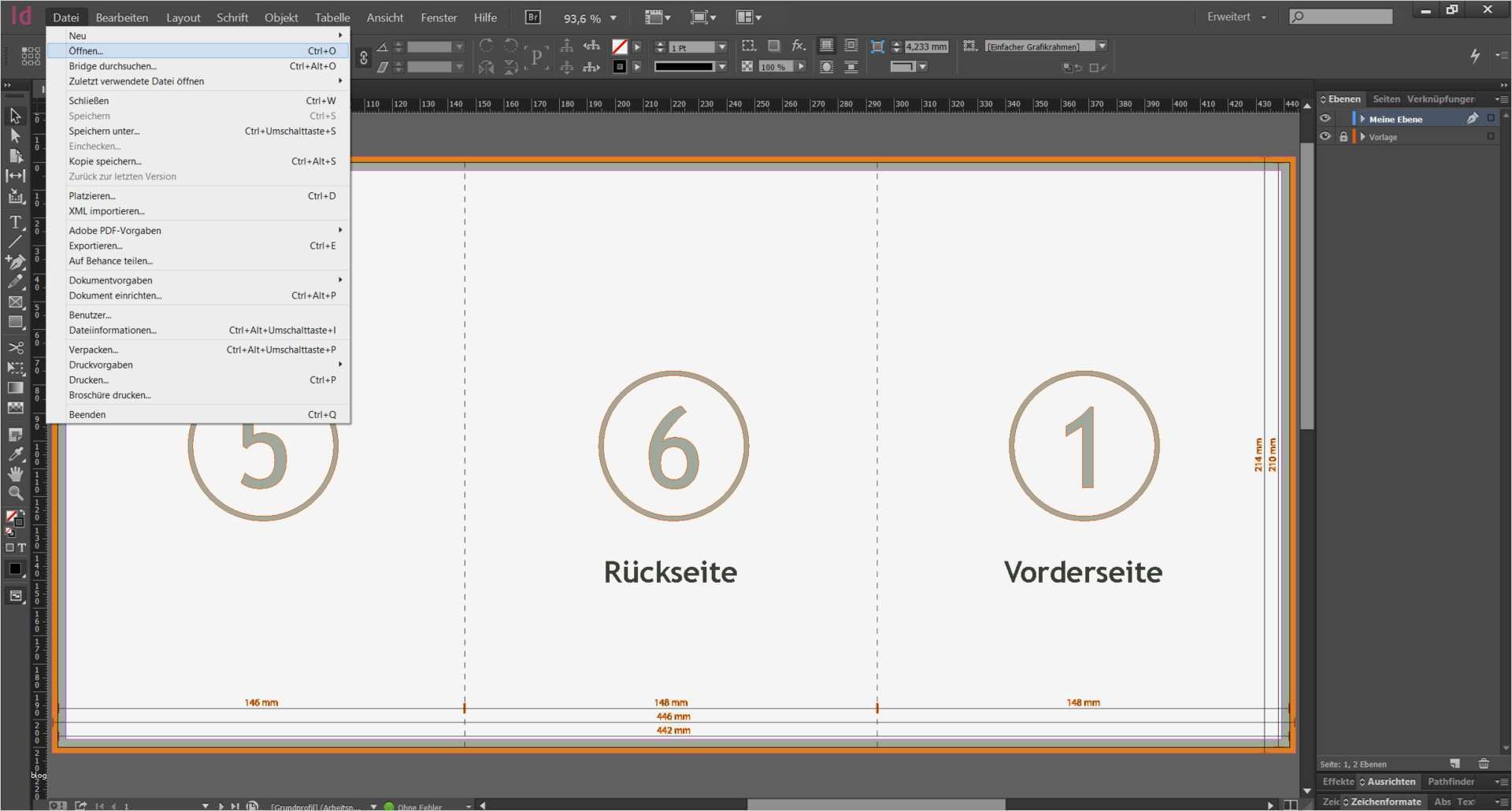Wickelfalz Flyer Vorlage Indesign Erstaunlich Tutorial Mehrseitigen Infoflyer Erstellen Saxoprint Blog