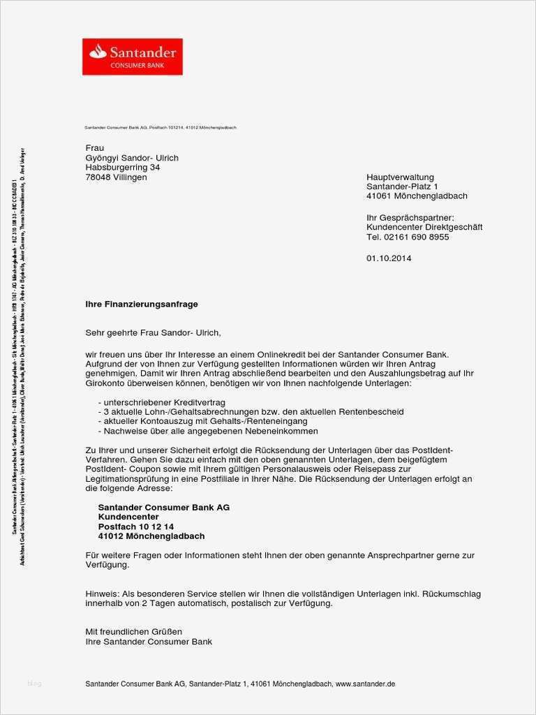 Widerruf Ratenschutzversicherung Santander Vorlage Elegant Großzügig Blank Kontoauszug Vorlage Herunterladen Bilder