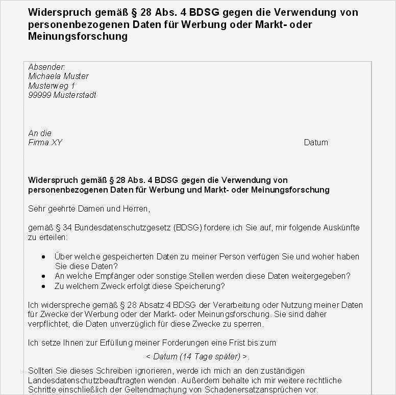21 Beste Widerruf Vorlage Versicherung Bilder 2 Widerspruch Muster Download