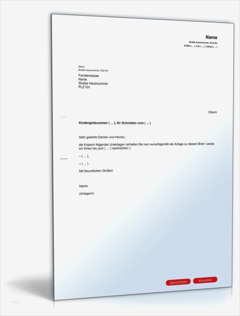 Widerspruch Agb Vorlage Beste Begleitschreiben Zum Kindergeld Antrag