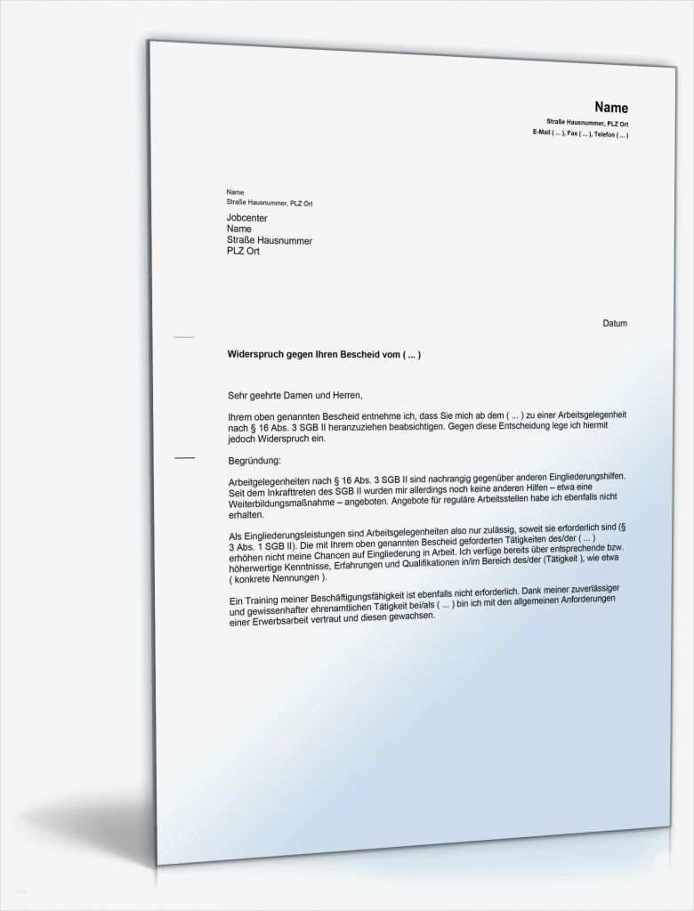 Widerspruch Falschparken Vorlage Wunderbar Widerspruch Verpflichtung 1 Euro Job