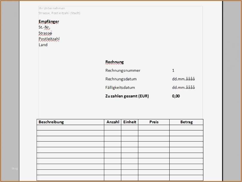 Widerspruch Rechnung Vorlage Kostenlos Hübsch 17 Rechnung Muster Vorlagen123 Vorlagen123