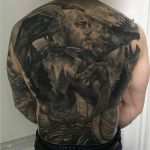 Wikinger Tattoos Vorlagen Inspiration Tattoo Vikings Landschaft Auf Dem Rücken