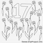 Windows Colour Vorlagen Cool Zahl 17 Mit Blumen Zahlen Window Color Vorlagen
