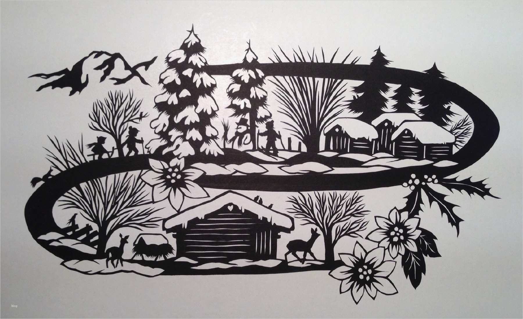 Winterlandschaft Vorlagen Angenehm Kunsthandwertscherenschnittetnaive
