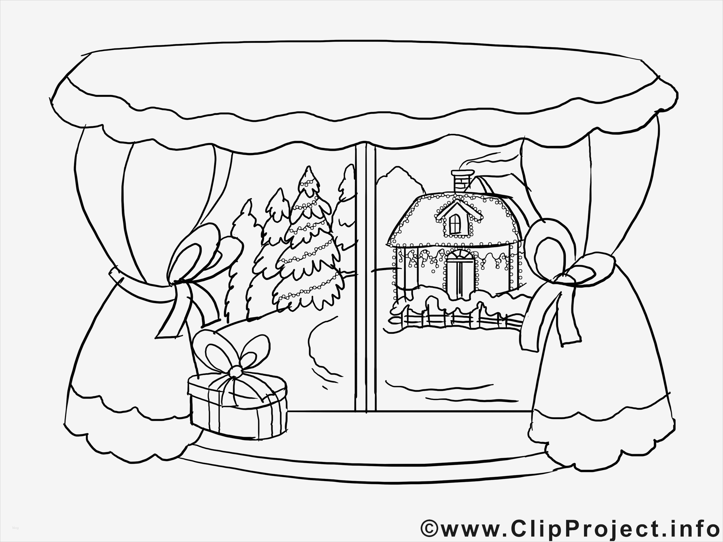 Winterlandschaft Vorlagen Best Of Bild Zum Ausmalen Winterlandschaft Im Fenster