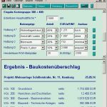 Wirtschaftlichkeitsberechnung Excel Vorlage Fabelhaft Baukosten Und Honorar Hoai software