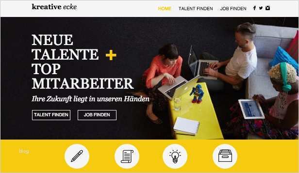 Homepage Vorlagen Kostenlose Website Templates