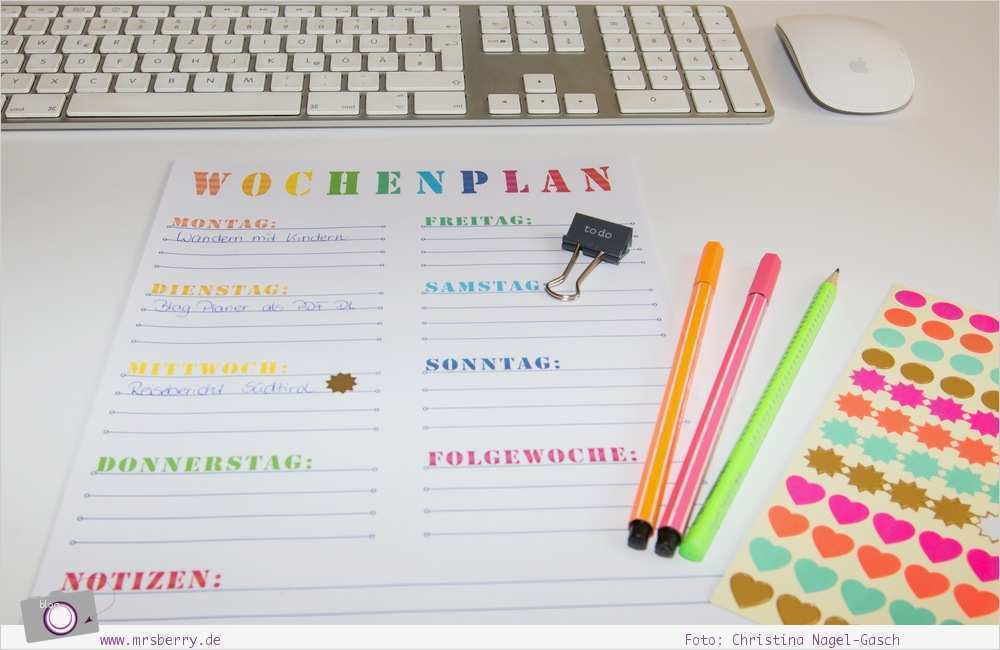 Wochenplan Essen Vorlage Bewundernswert Printable Wochenplan Zum Kostenlosen Download