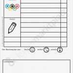 Wochenplan Grundschule Vorlage Cool Wochenplan Vorlage Blanko