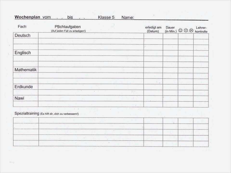 Wochenplan Grundschule Vorlage Inspiration Berühmt Beschreibt Muster Arbeitsblatt Galerie