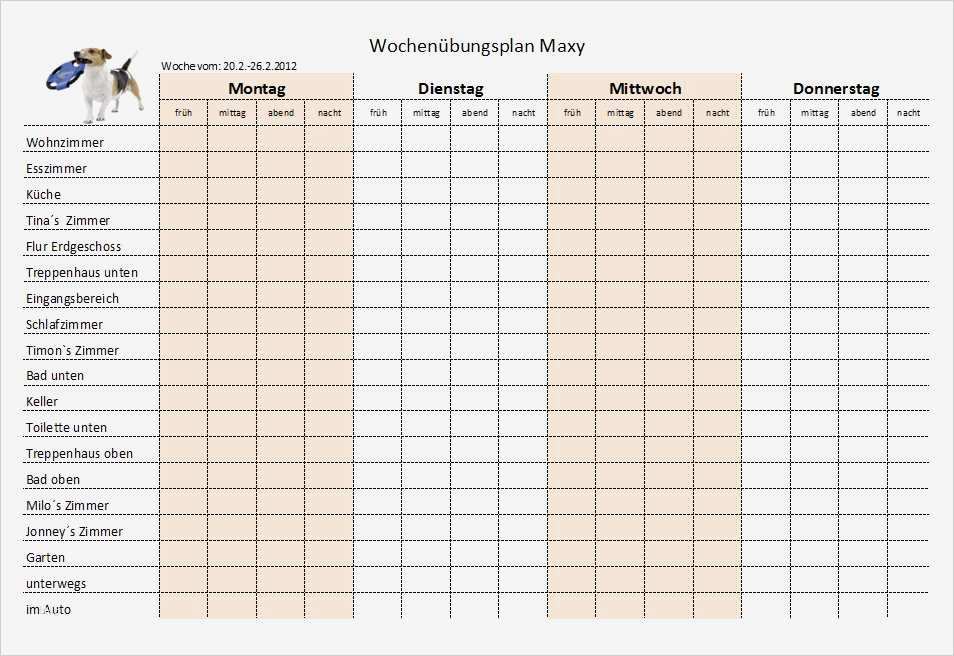 Wochenplan Vorlage Kindergarten Hübsch Milo S Hypohund Schonzeit Vorbei