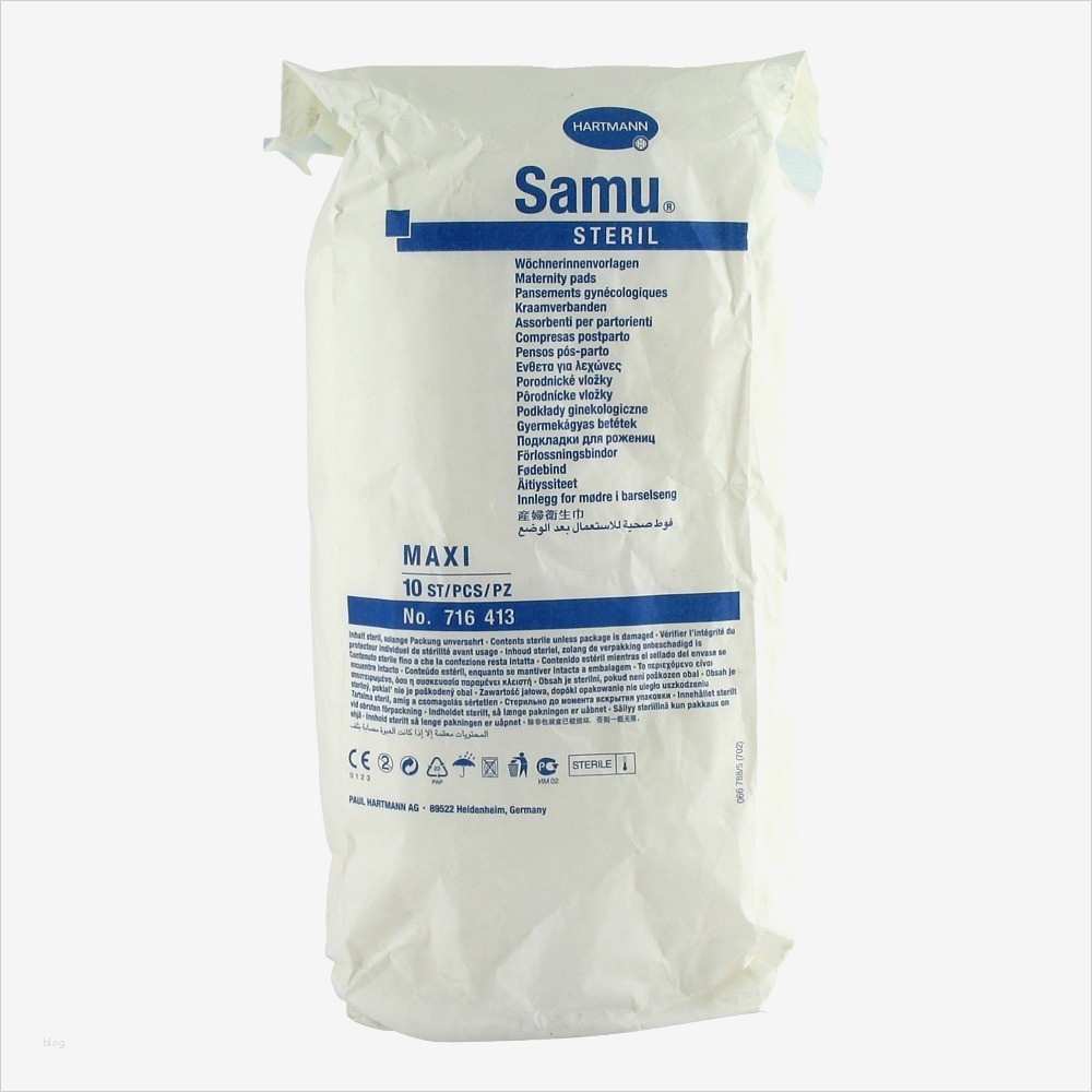 Wöchnerinnen Vorlagen Wunderbar Samu Wöchnerinnen Vorlagen Steril Maxi 12x33 Cm 10 Stück