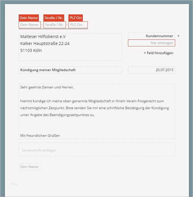 Wohnung Kündigungsschreiben Vorlage Einzigartig Malteser Kündigung Vorlage Download Chip