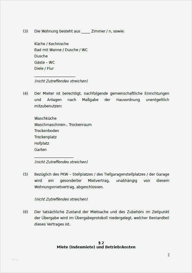 Wohnungsboerse Mietvertrag Vorlage Wunderbar Mietvertrag Wohnraum Indexmiete Muster Vorlage Zum Download