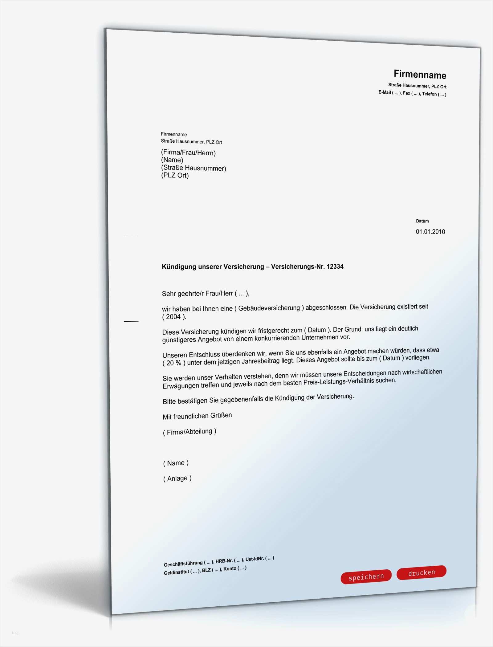 Wohnungskündigung Vorlage Kostenlos Schönste Kündigung Versicherung Vorlage Kostenlos Kündigung