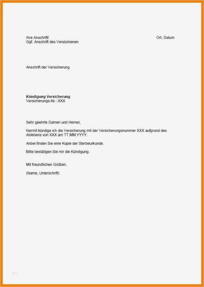 Wohnungskündigung Vorlage Word Erstaunlich 9 Muster Wohnungskündigung