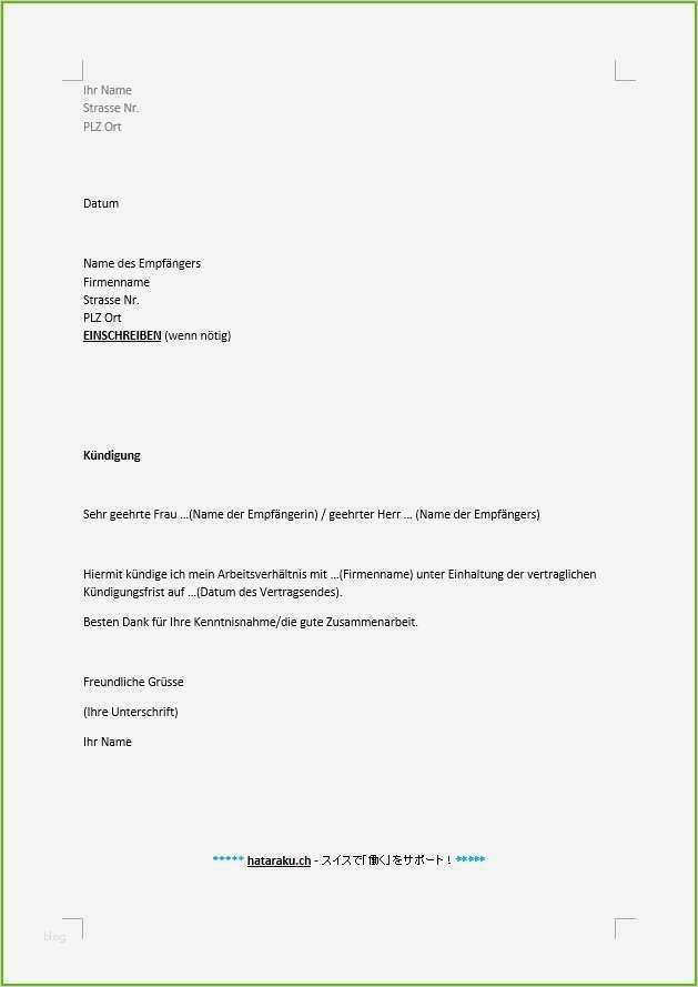 Wohnungskündigung Vorlage Word Gut Kündigung Wohnung Vorlage Word Bewundernswerte