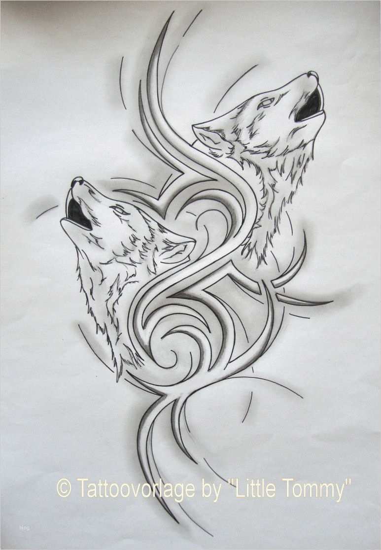 Wolf Tattoo Vorlage Schön Kunstwerk "wolf Motiv" Von Little tommy