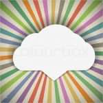 Wolke Vorlage Erstaunlich Rede Wolke Vorlage Mit Den Farben Strahlen