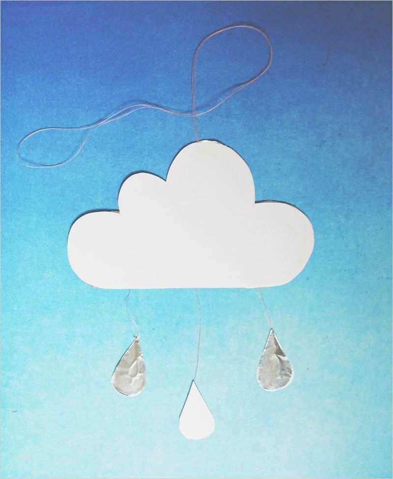 Wolke Vorlage Neu Wolke Mobile Baby Selbermachen Diy Basteln Weiß