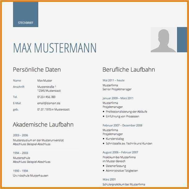 Word Lebenslauf Vorlage Großartig 12 Word Lebenslauf Vorlage