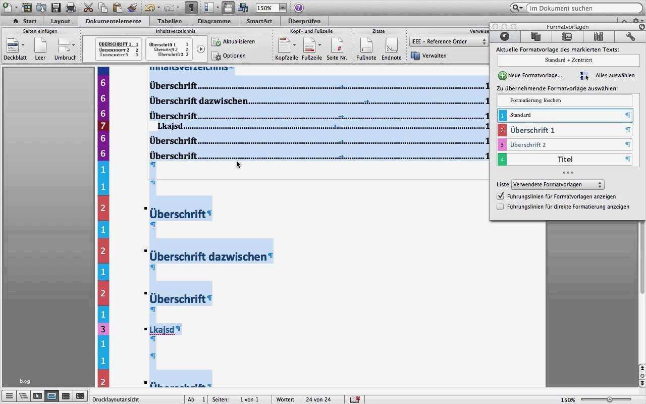 Word Vorlage Bachelorarbeit Elegant Teil 1 5 Text formatieren Perfekte formatierung Der