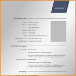Word Vorlage Bewerbung Lebenslauf Gut 9 Word Vorlage Bewerbung
