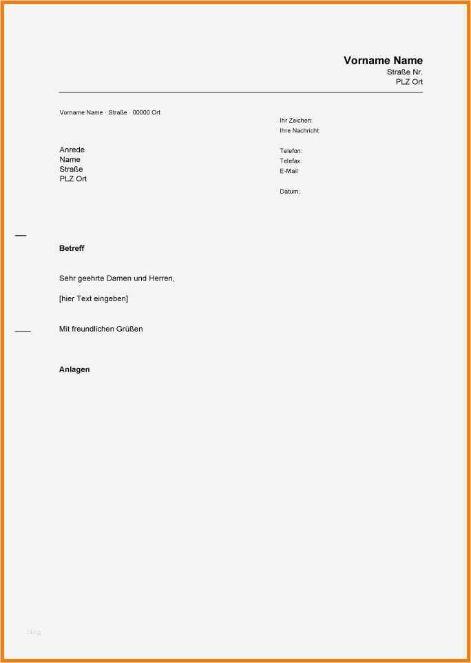 Word Vorlage Brief Erstaunlich 10 Briefvorlagen Word