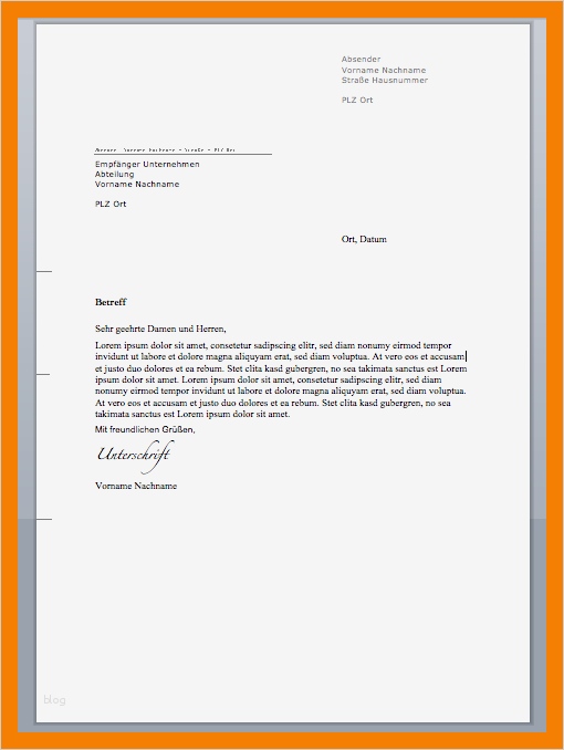 Word Vorlage Brief Luxus 16 Briefkopf Brief