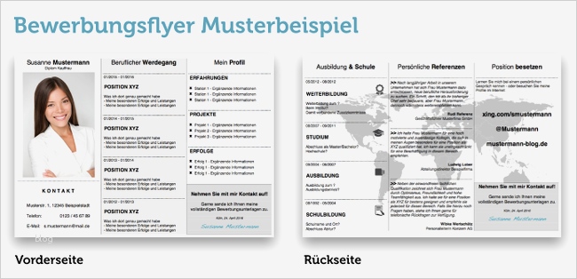 Word Vorlage Flyer 3 Spaltig Schön Bewerbungsflyer Kandidatenkick Für Jobmessen Vorlagen