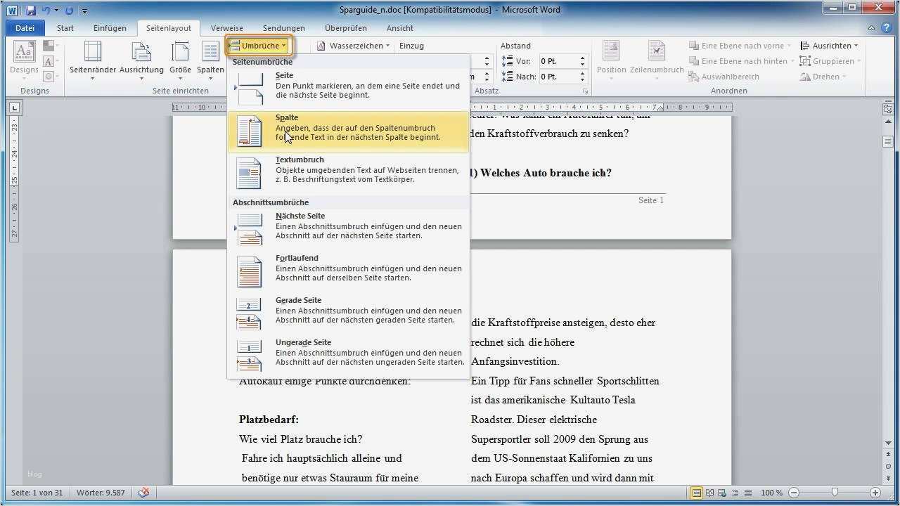 Word Vorlage Flyer 3 Spaltig Schön Word 2010 Spaltenlayout Erstellen