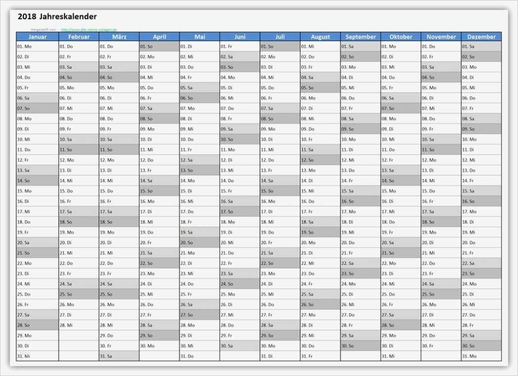 Word Vorlage Kalender 2018 Erstaunlich Einfacher Kalender 2018 Kostenlose Vorlage
