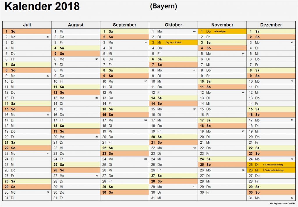 39 Angenehm Word Vorlage Kalender 2018 Bilder 1 Word Vorlage Kalender 2018 Fabelhaft Hier En Jahreskalender In Excel