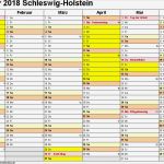 Word Vorlage Kalender 2018 Hübsch Kalender 2018 Schleswig Holstein Ferien Feiertage Word