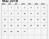 Word Vorlage Kalender 2018 Luxus Kalender Mai 2018 Ausdrucken