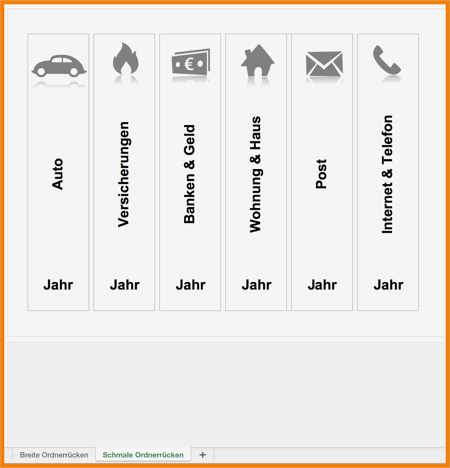 Word Vorlage ordnerrücken Cool 8 ordnerücken Vorlage Excel