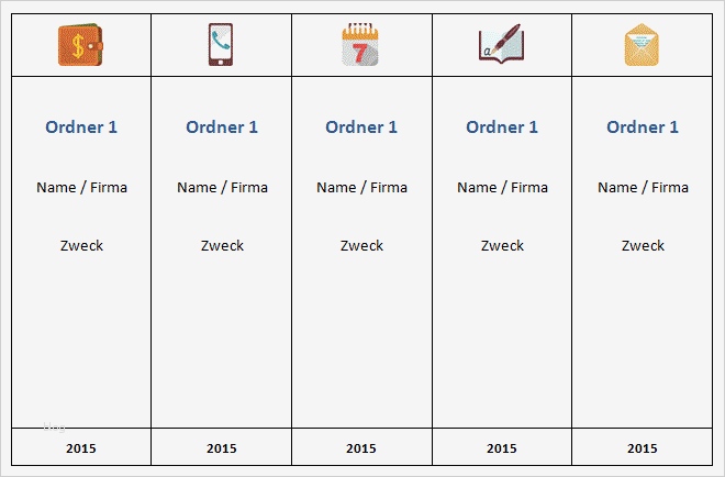 Word Vorlage ordnerrücken Wunderbar 5 ordnerrücken Vorlage Excel