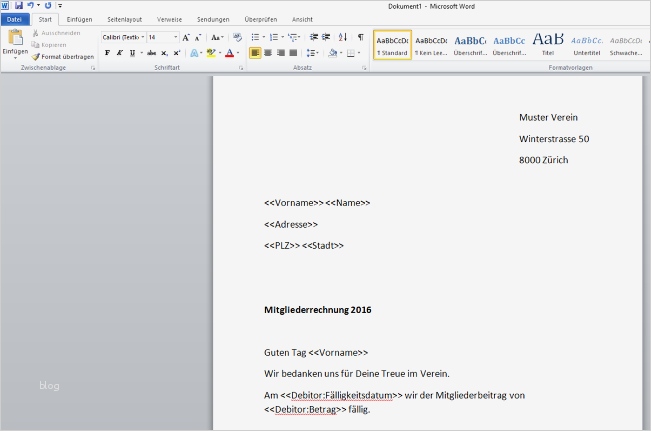 Word Vorlage Rechnung Erstellen Wunderbar Word Rechnung Drucken – Webling Support